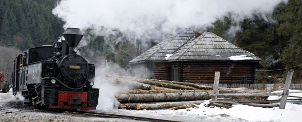 Romanian Steam Forestry Train: Mocaniţa