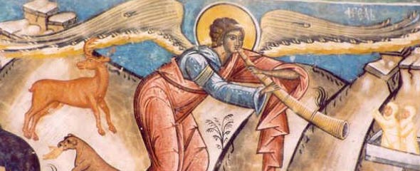 Angel Playing the Tulnic to Announce Judgment Day