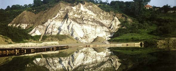 Salt Mountain. Salt Mountain in Slanic Prahova.