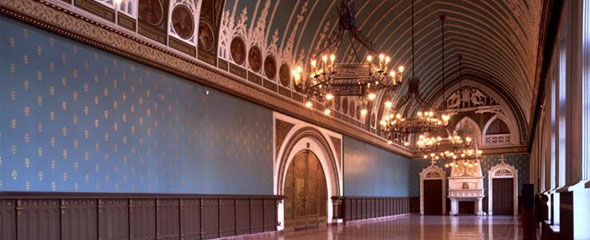 The Palace of Culture, Iasi - Voivodes Hall.