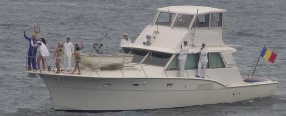 Neptune arrives in Constanta Harbor.
