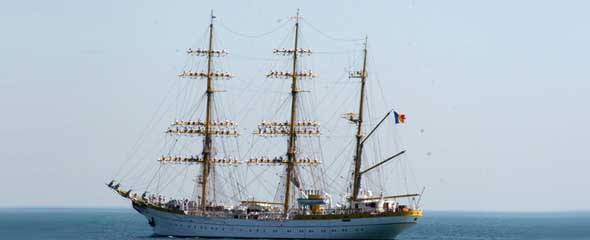 The school vessel Mircea today.