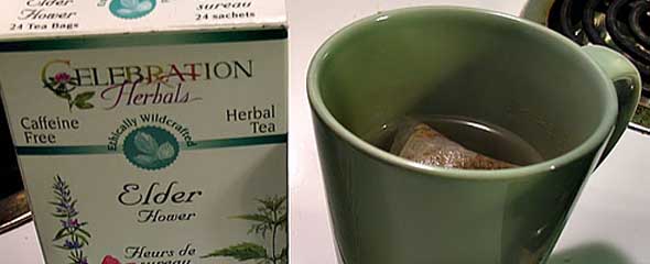 elderflower-tea Elderflower Herbal Tea.